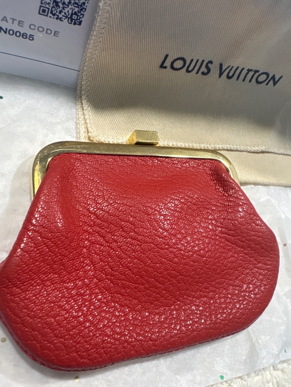 Louis Vuitton turn lock coin pouch - Picture 4 of 5